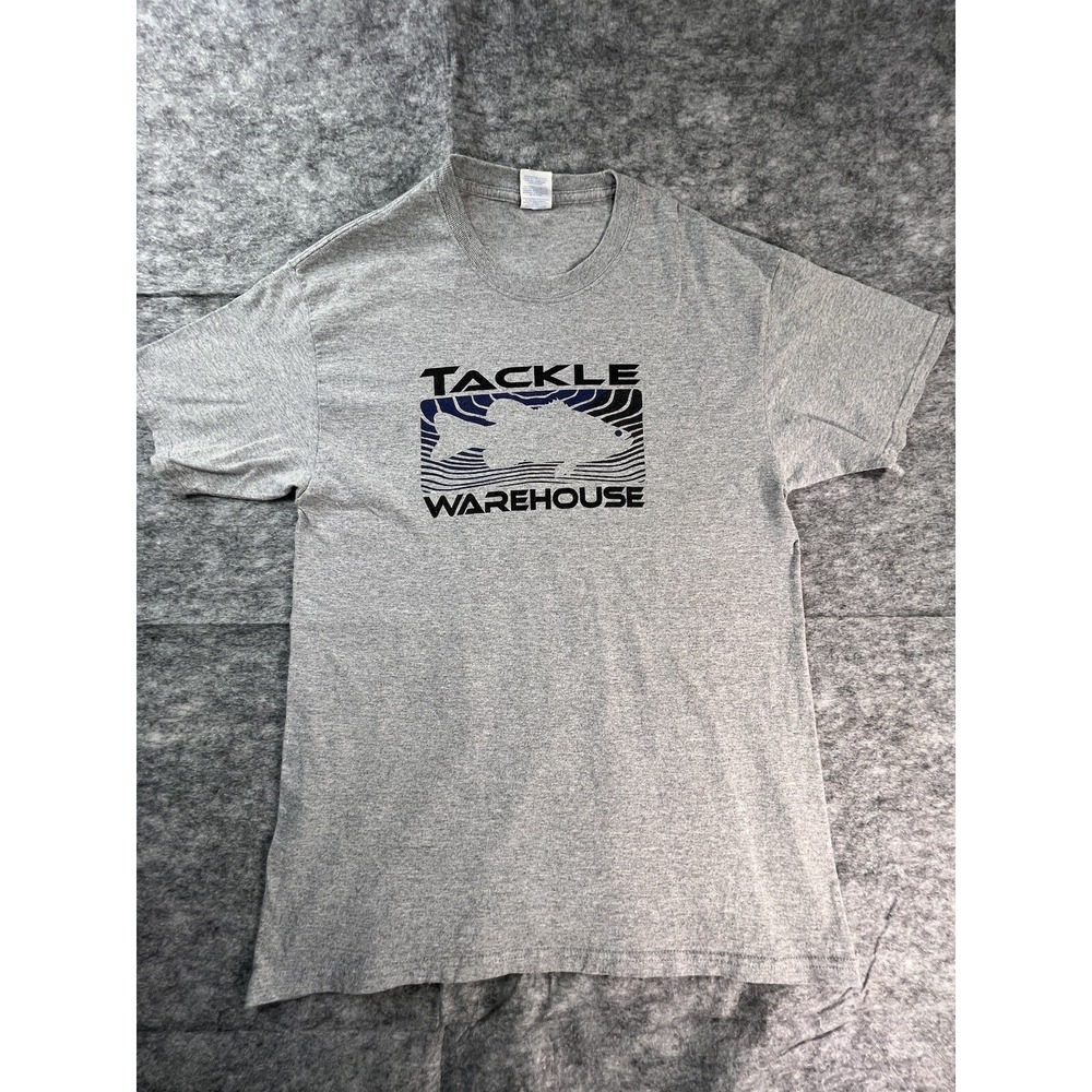 Tackle‎ Warehouse Mens L Shirt Gray Fishing